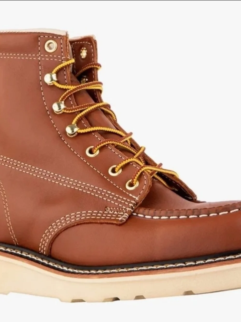 Herman Survivors Professional Series Backhaul Men's Work Boots Size 9M Tan NIB